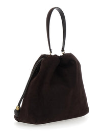 ETRO Etro Women 'Kalispera' Black Shoulder Bag With Drawstring Closure And Embroidery In Suede For Women