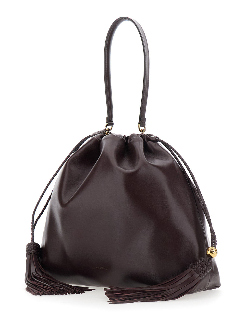 ETRO Etro Women 'Kalispera' Black Shoulder Bag With Drawstring Closure In Leather For Women