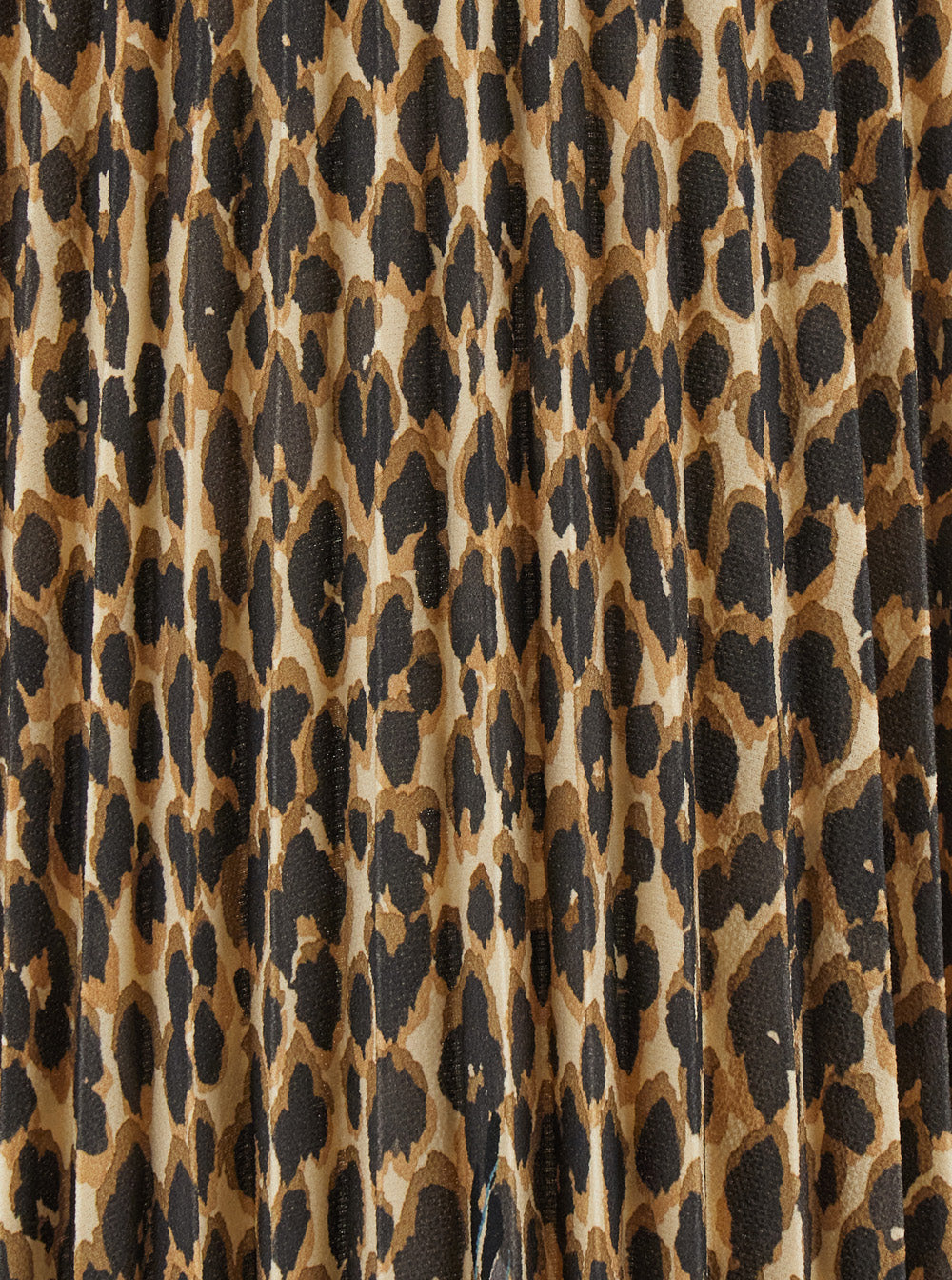 Etro Women Brown High-Waisted Midi Skirt With All-Over Leopard Motif In Tech Fabric Women