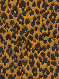 Etro Women Brown Long Dress With All-Over Animalier Motif In Tech Fabric Women