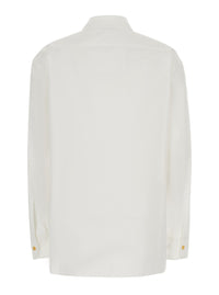 Etro Women Multicolor Shirt With Classic Collar And Floral Print On The Front In Blend Cotton And Silk Women