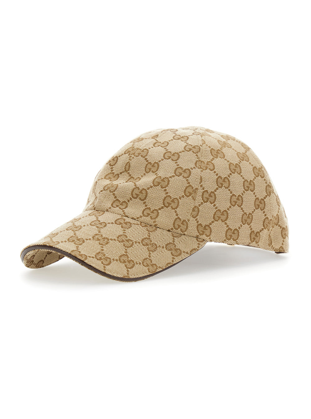 Gucci Women Beige Hat With All-Over Gg Motif In Cotton For Women
