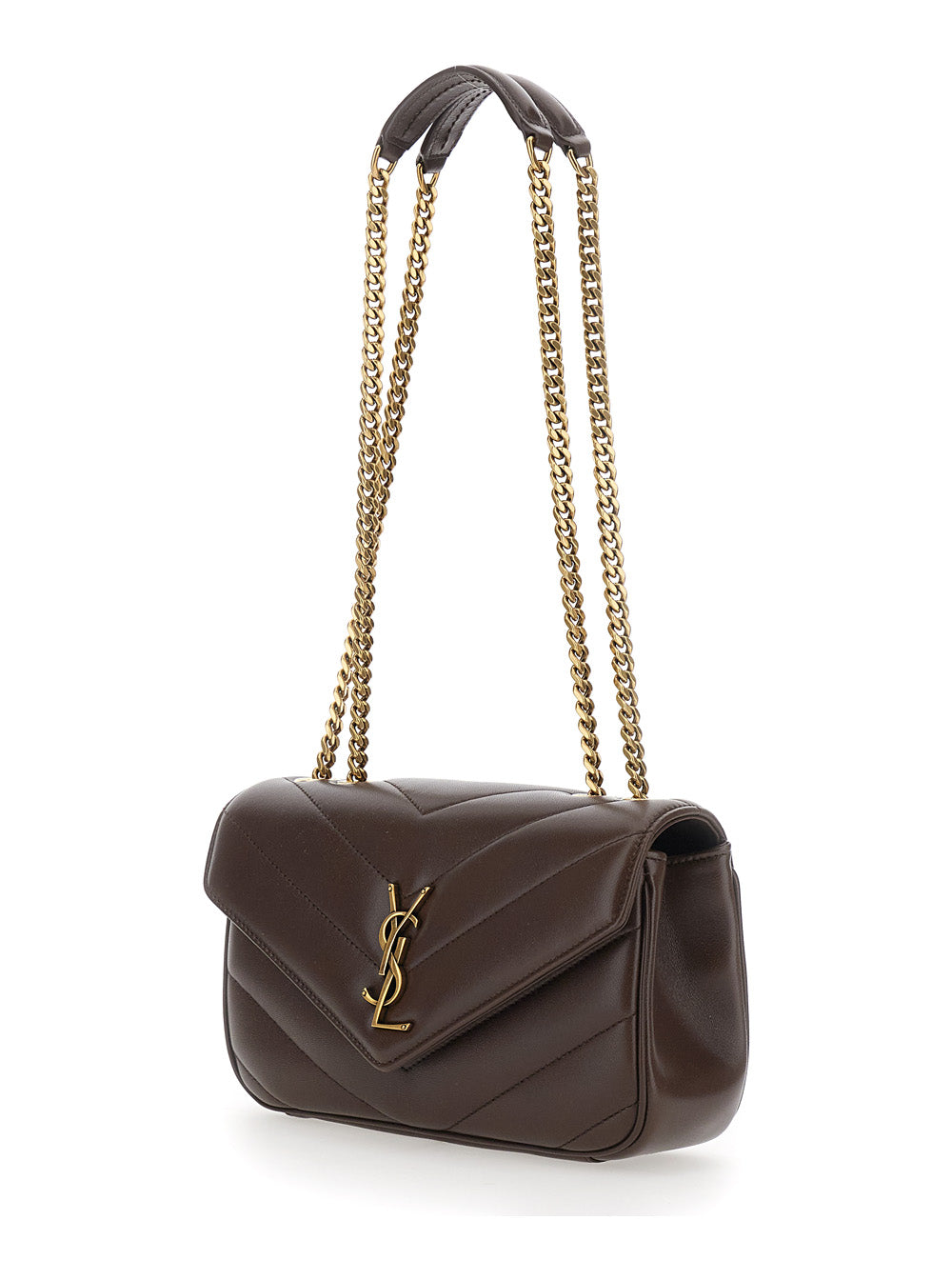 SAINT LAURENT Saint Laurent Women Small Loulou Chain Bag 7 Daytona Lamb Matelasse