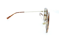 Gucci Gucci GG1848S-002 Havana Square Slim Metal Womens Sunglasses