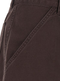 Golden Goose Women Brown Pants With Patch Pockets In Cotton For Women