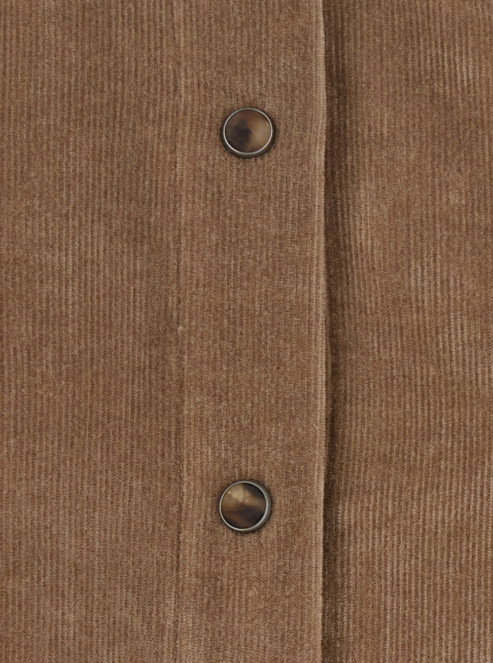 Brunello Cucinelli Women Beige Shirt With Classic Collar In Corduroy For Women
