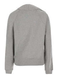 DRIES VAN NOTEN Dries Van Noten Women Hadrine Sweater (Sweatshirt With Round Neck And Long Sleeves) In Gray Tech Fabric Unisex