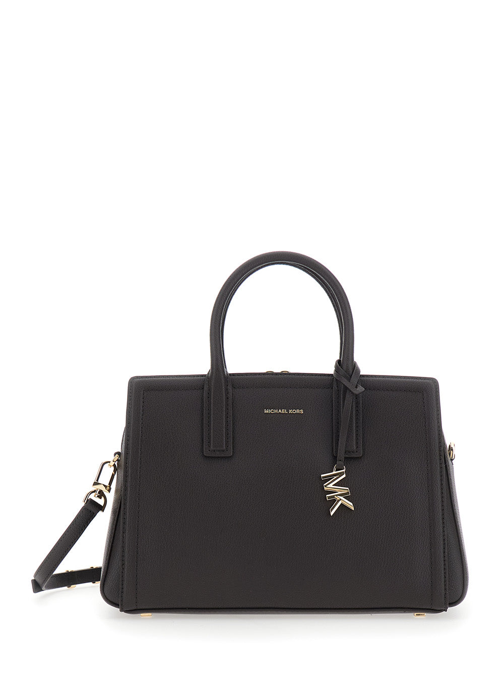 MICHAEL MICHAEL KORS Michael Michael Kors Women Laila Tote Bag With Leather Details And Handles, Tech Fabric, Brown, Woman