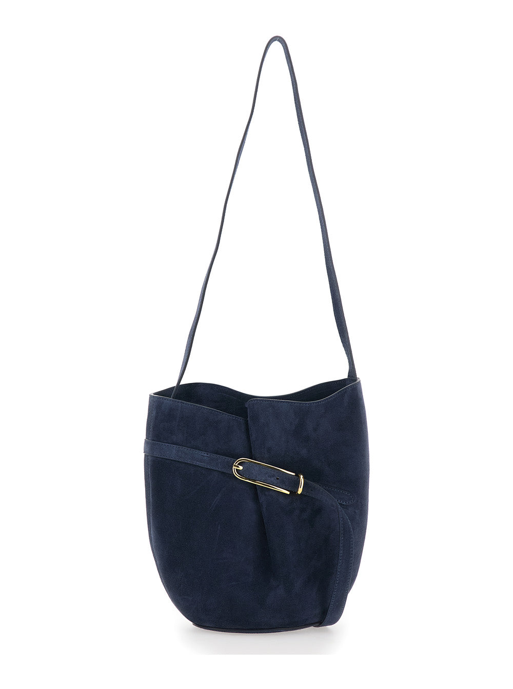 LIFFNER Liffner Women Crossbody Bag Blue With Leather Belt
