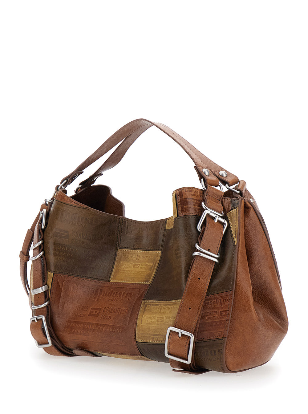 DIESEL Diesel Women D-One Tophandle Medium Bag With Handles And Flap In Brown Unisex