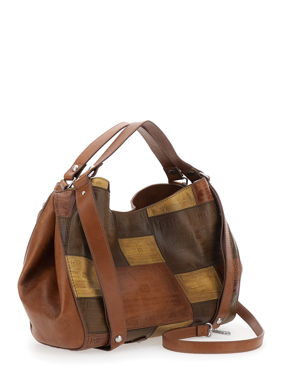 DIESEL Diesel Women D-One Tophandle Medium Bag With Handles And Flap In Brown Unisex