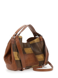 DIESEL Diesel Women D-One Tophandle Medium Bag With Handles And Flap In Brown Unisex
