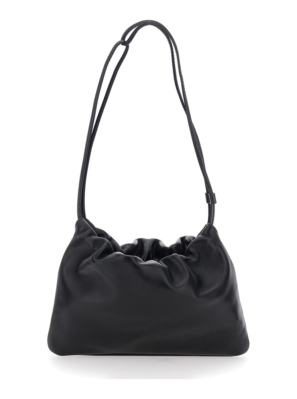 NOTHING WRITTEN Nothing Written Women Shoulder Bag With Black Leather Details