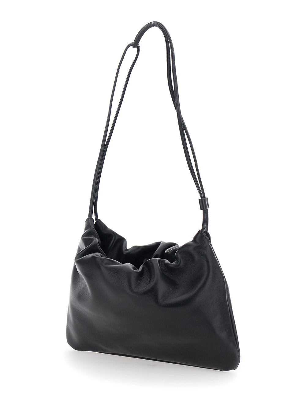 NOTHING WRITTEN Nothing Written Women Shoulder Bag With Black Leather Details