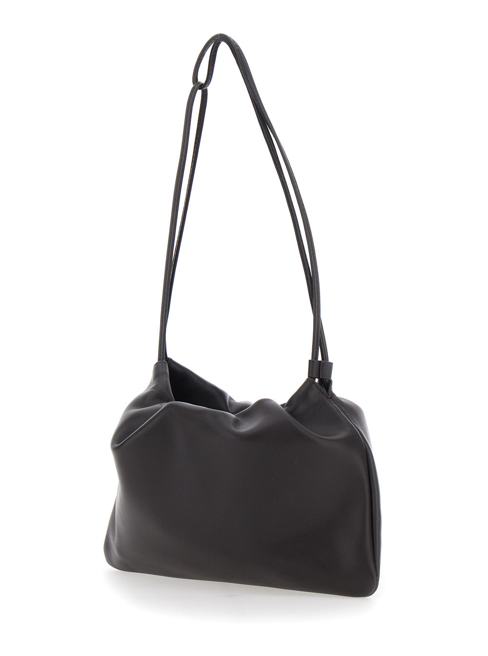 NOTHING WRITTEN Nothing Written Women Shoulder Bag Nrlla Strap Bag With Brown Leather Details