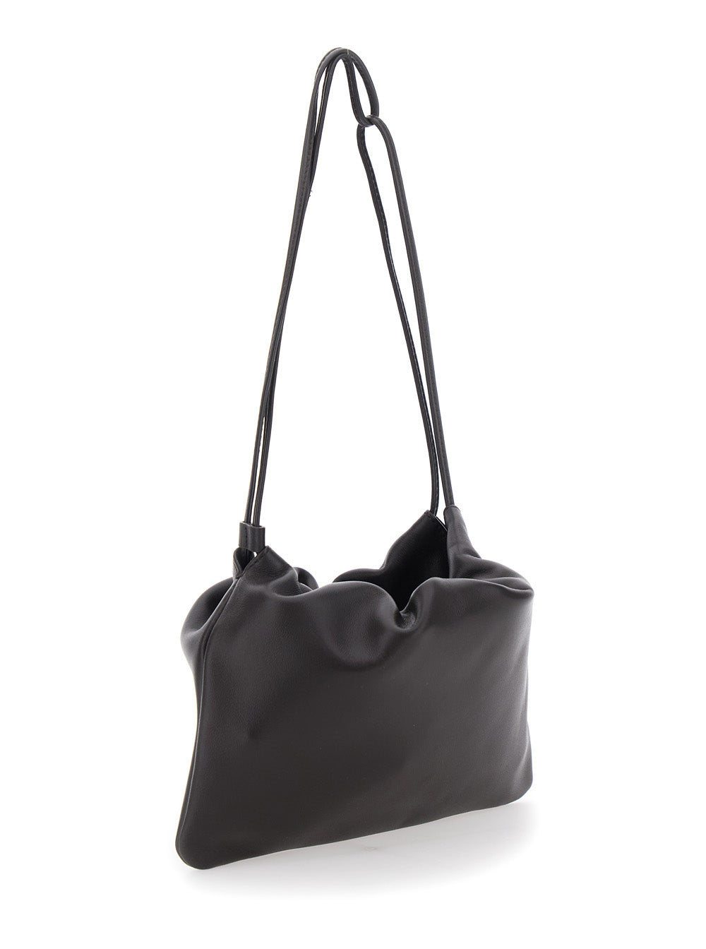 NOTHING WRITTEN Nothing Written Women Shoulder Bag Nrlla Strap Bag With Brown Leather Details