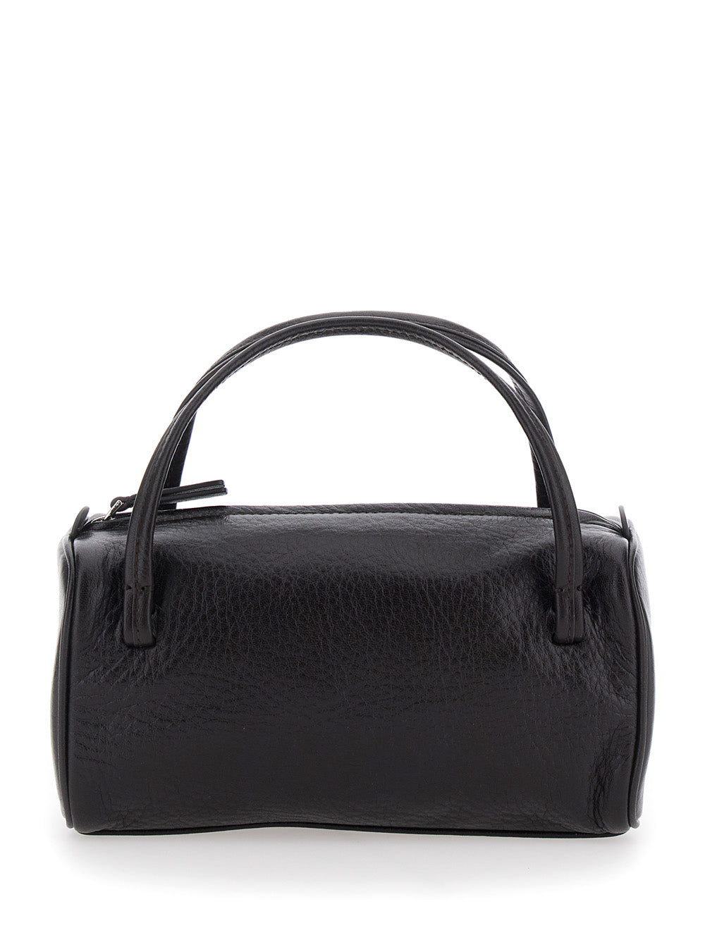 NOTHING WRITTEN Nothing Written Women Handbag With Leather Handles And Zip Closure In Brown Woman