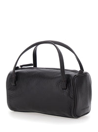 NOTHING WRITTEN Nothing Written Women Handbag With Leather Handles And Zip Closure In Brown Woman