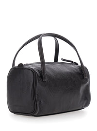 NOTHING WRITTEN Nothing Written Women Handbag With Leather Handles And Zip Closure In Brown Woman