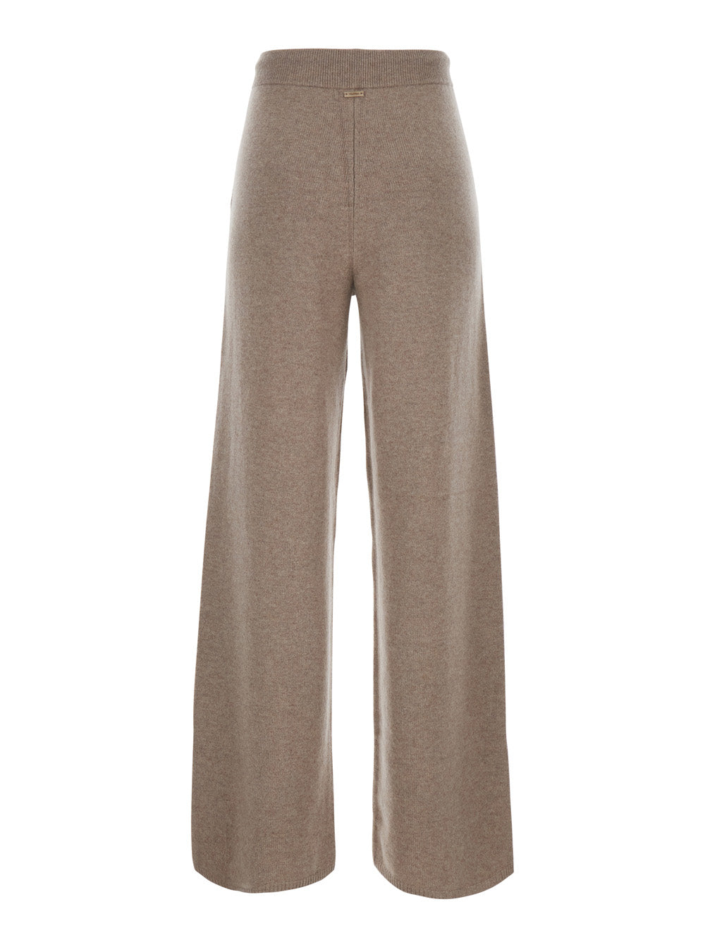 MAX MARA Max Mara Women 'Fiabe' Beige Trousers With Pockets And Elasticated Waist In Cashmere Women