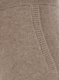 MAX MARA Max Mara Women 'Fiabe' Beige Trousers With Pockets And Elasticated Waist In Cashmere Women