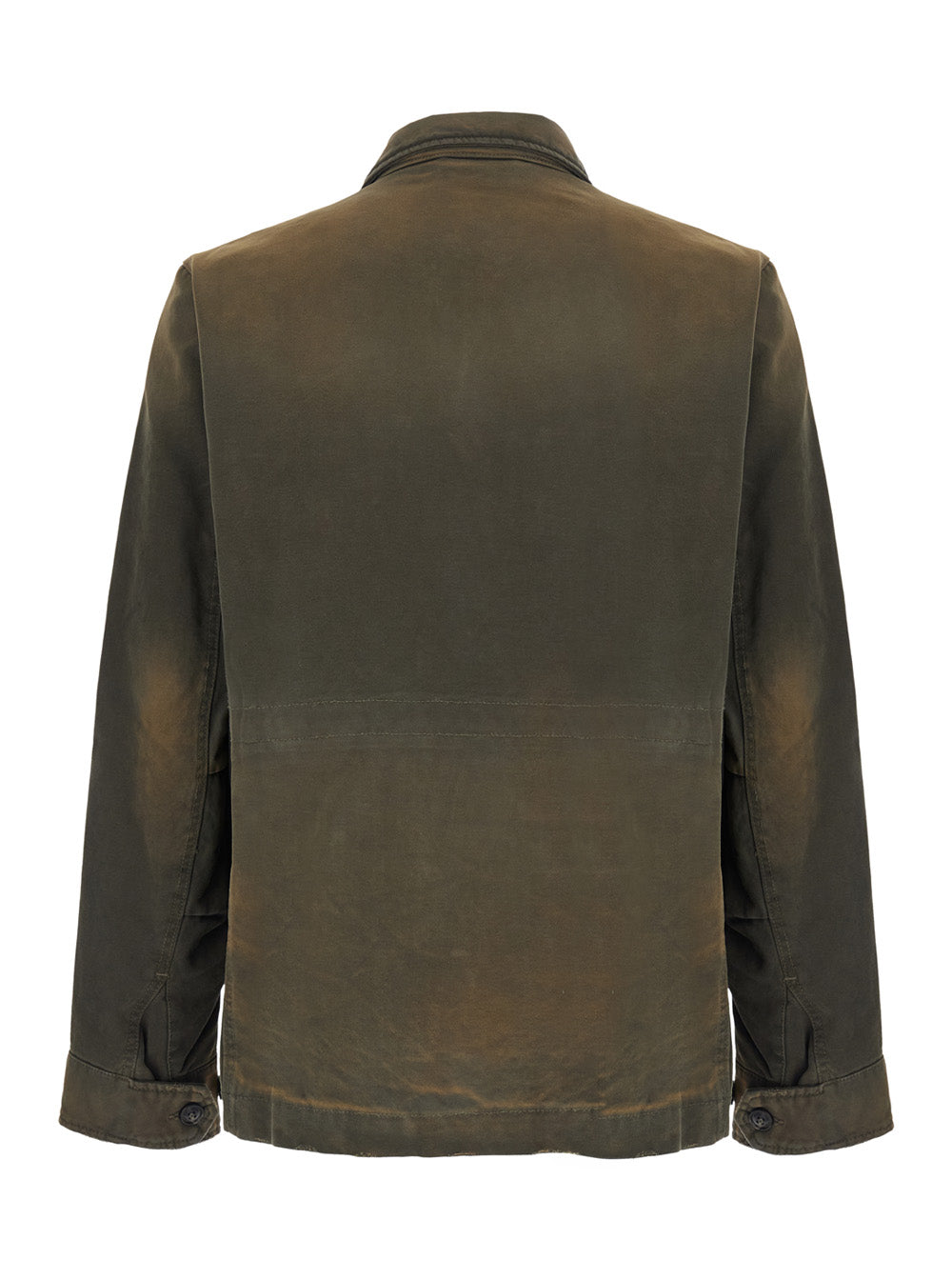 Amiri Men 'M65' Green Jacket With Military Design And Embroidered Logo On The Front In Cotton For Men