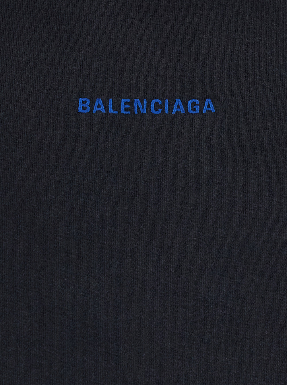 BALENCIAGA Balenciaga Men Black Hoodie With Fixed Hood And Logo Lettering On The Front And Back In Cotton Men