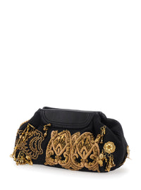 DRIES VAN NOTEN Dries Van Noten Women Clutch Blossom With Black Cotton Unisex
