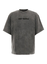 Axel Arigato Men Distort T-Shirt With Washed Effect And Cotton, Black Color, Unisex