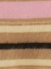 GUEST IN RESIDENCE Guest In Residence Women Multicolor Polo Shirt With Long Sleeves, Classic Collar And All-Over Striped Motif In Cashmere For Women