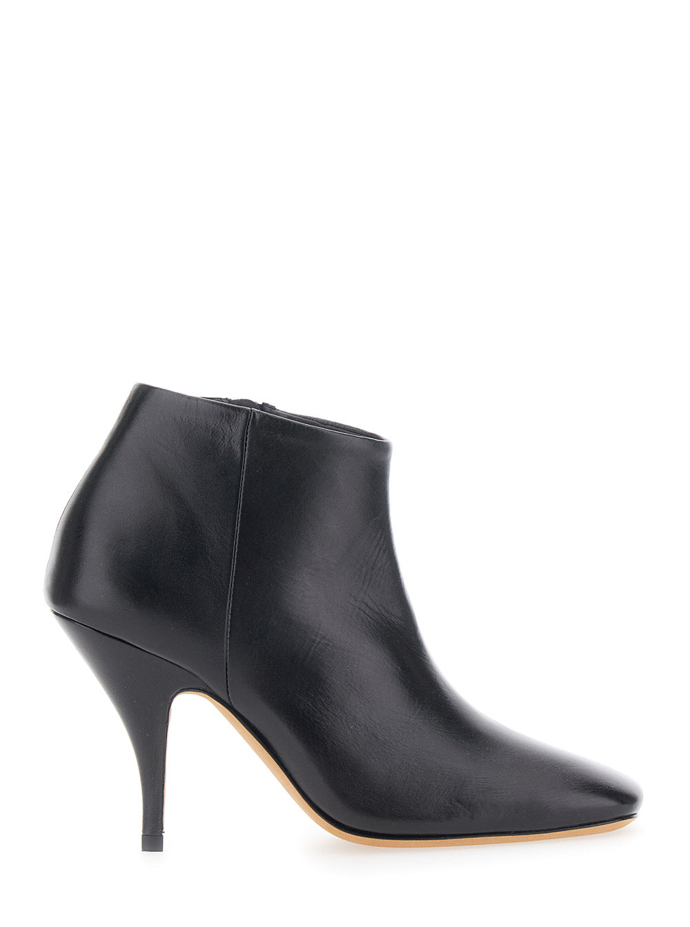 JUDE Jude Women 'Credo' Black Ankle Boots With High Stiletto Heel In Leather For Women