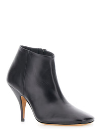 JUDE Jude Women 'Credo' Black Ankle Boots With High Stiletto Heel In Leather For Women