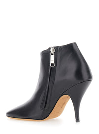JUDE Jude Women 'Credo' Black Ankle Boots With High Stiletto Heel In Leather For Women