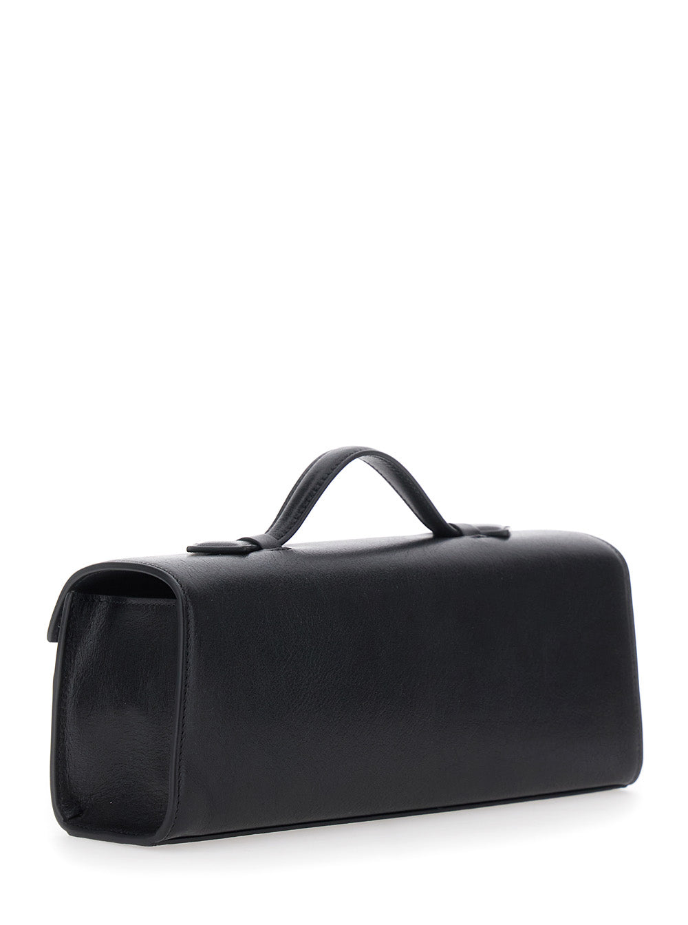 SAVETTE Savette Women Slim Symmetry Clutch In Black Vintage Leather For Women
