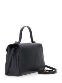 SAVETTE Savette Women Handbag Soft Symmetry With Smooth Black Calf Leather For Women