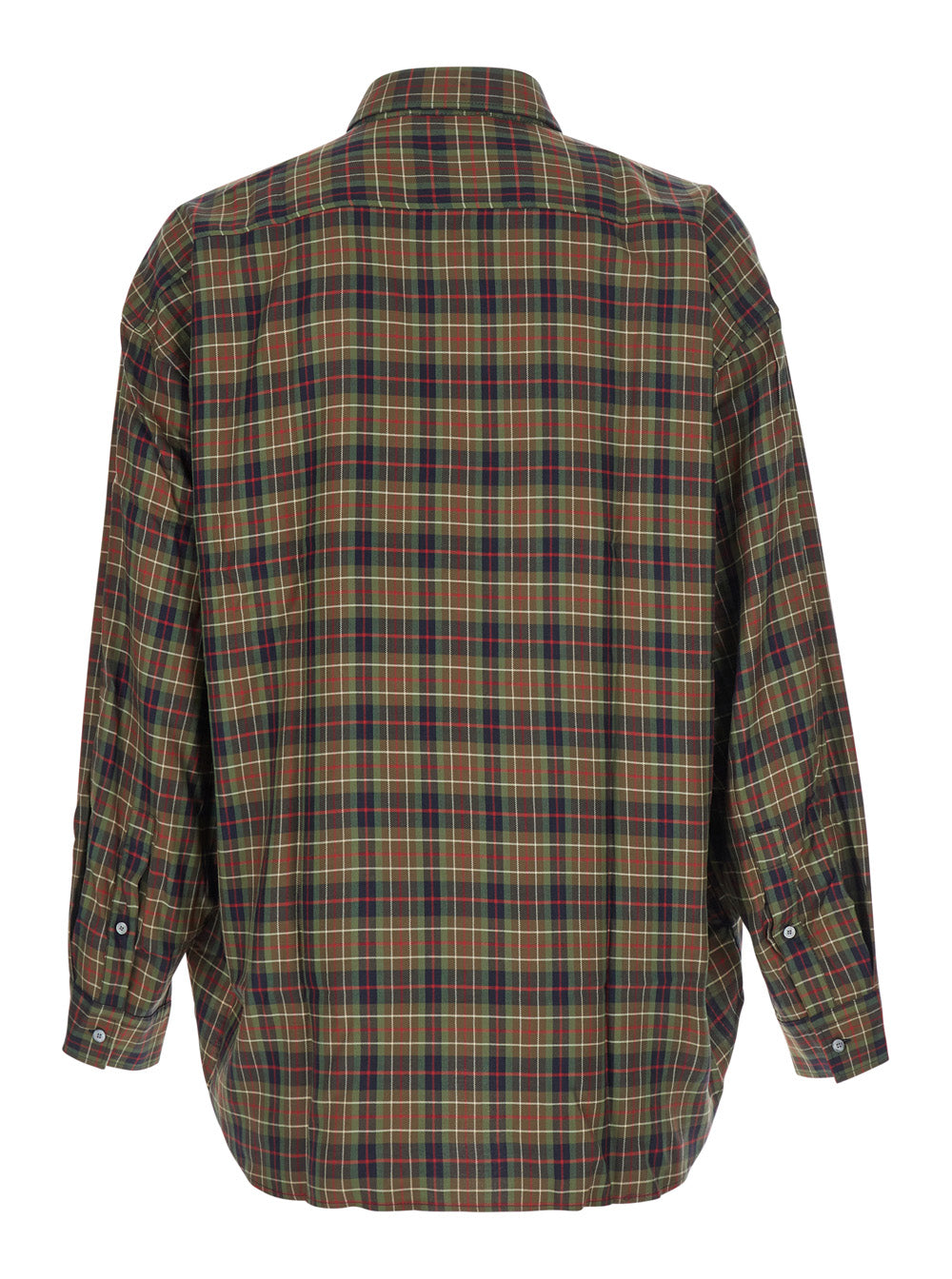 Acne Studios Men Multicolour Shirt With Cclassic Collar And All-Over Check Motif In Cotton For Men