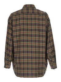 Acne Studios Men Multicolour Shirt With Cclassic Collar And All-Over Check Motif In Cotton For Men