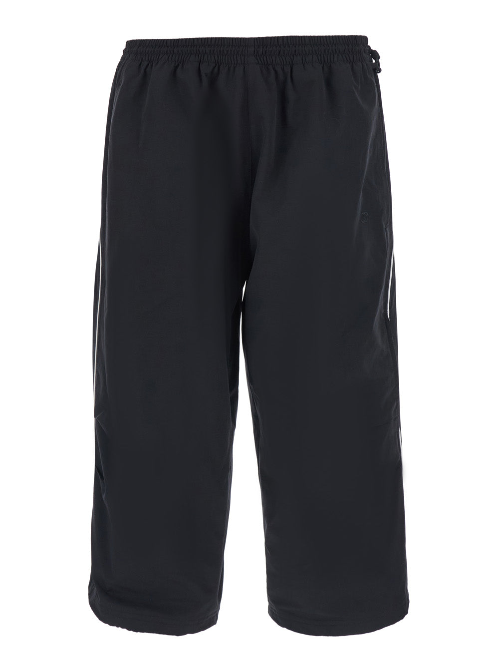 Gucci Men Black Bermuda Shorts With Elasticated Waist In Cotton Blend For Men