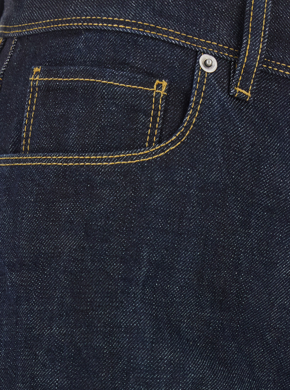 Fendi Men Blue Jeans With Logo Patch On The Back And Contrasting Stitching In Denim For Men