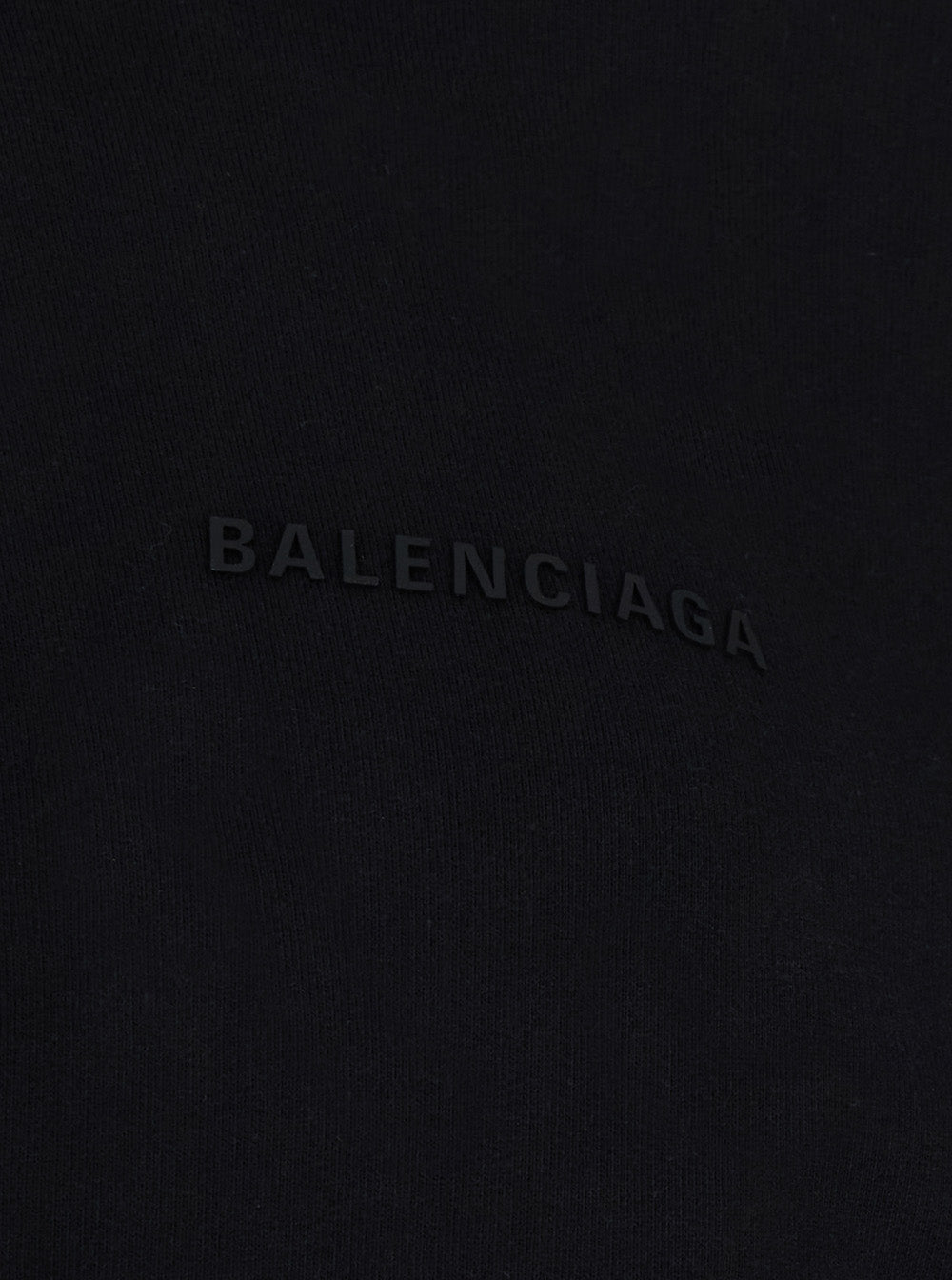 Balenciaga Women Black Sweatshirt With Fixed Hood And Cape Effect In Cotton For Women