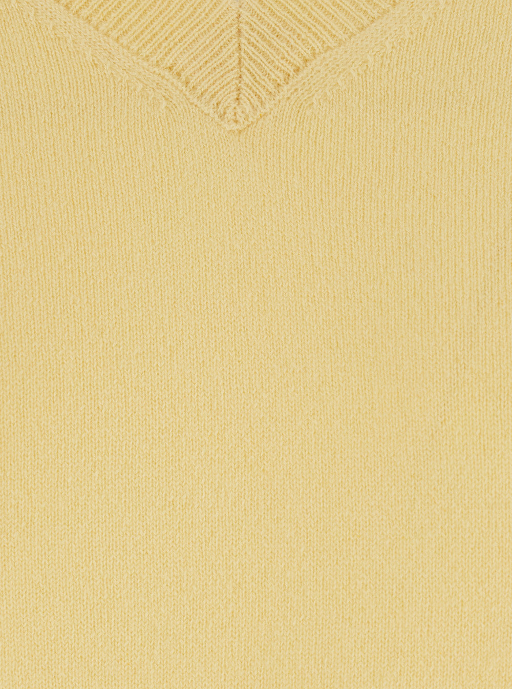 Leplain Women Yellow Sweater With V Neck In Cashmere For Women