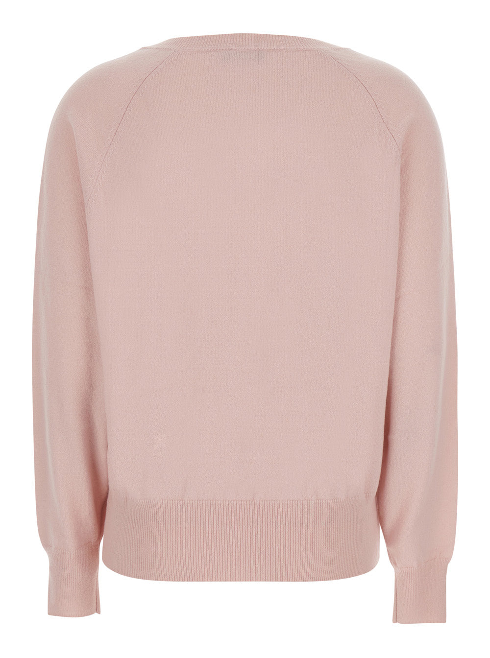 Leplain Women Pink Sweater With V Neck In Cashmere For Women