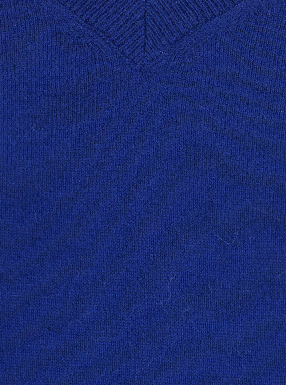 Leplain Women Blue Sweater With V Neck In Cashmere For Women