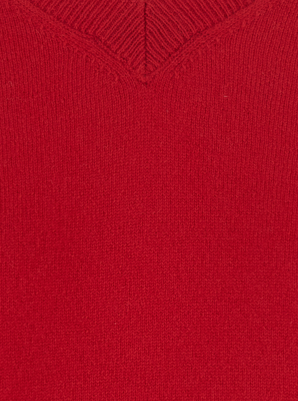 Leplain Women Red Sweater With V Neck In Cashmere For Women