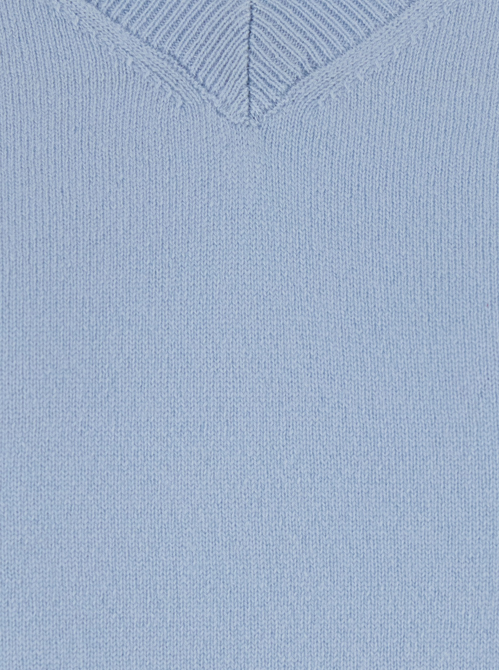 Leplain Women Light Blue Sweater With V Neck In Cashmere For Women