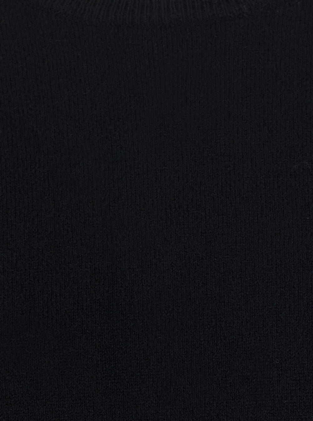 Leplain Men Black Crew-Neck Long-Sleeved Sweater In Cashmere For Men