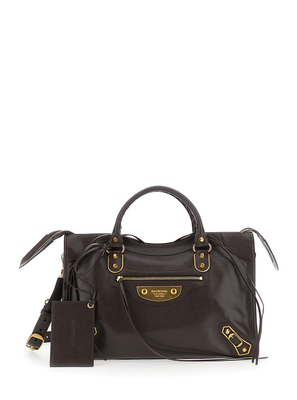 Balenciaga Women Le City Uptown Bag M In Suplle Goat