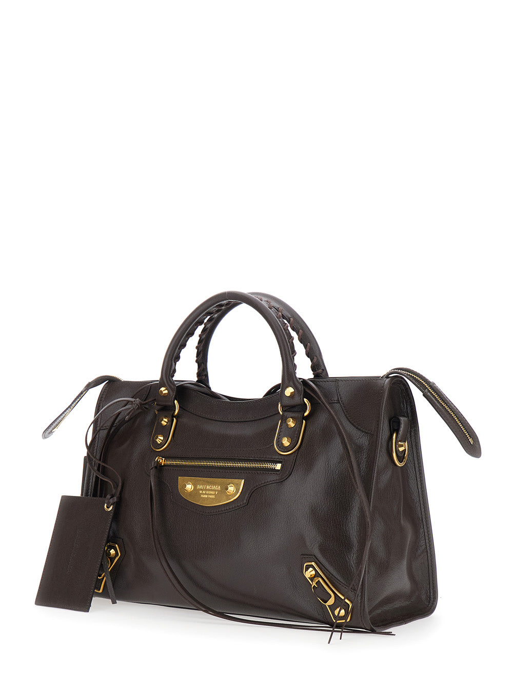 Balenciaga Women Le City Uptown Bag M In Suplle Goat