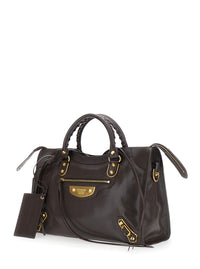 Balenciaga Women Le City Uptown Bag M In Suplle Goat