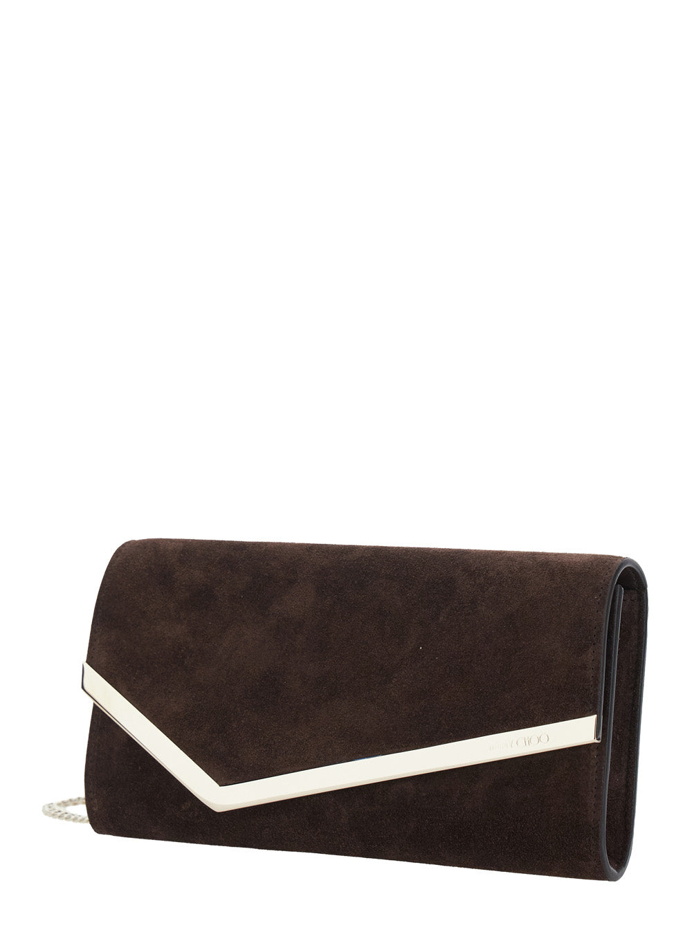 JIMMY CHOO Jimmy Choo Women Emmie Suede With Brass Details And Brown Color For Women